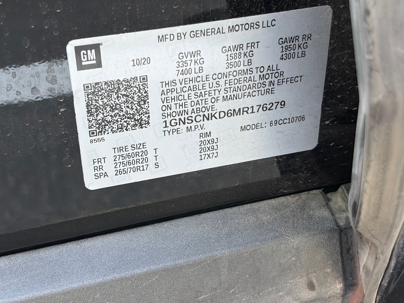 2021 Chevrolet Tahoe LT