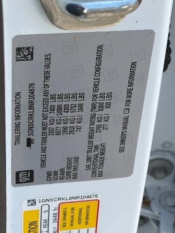 2022 Chevrolet Tahoe RST