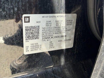 2019 Chevrolet Suburban Premier Premier Plus Edition