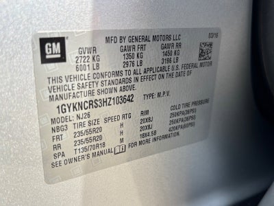 2017 Cadillac XT5 Premium Luxury FWD