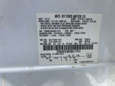 2018 Ford Flex SEL