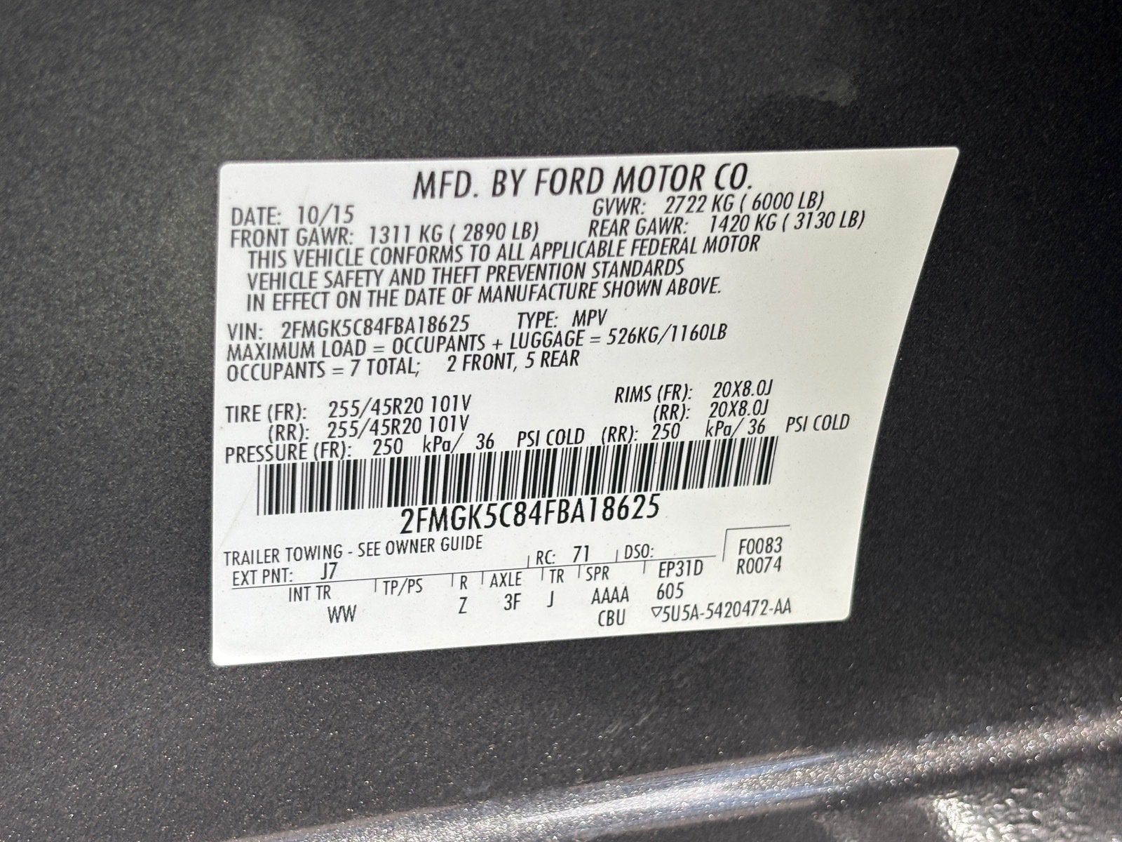 2015 Ford Flex SEL