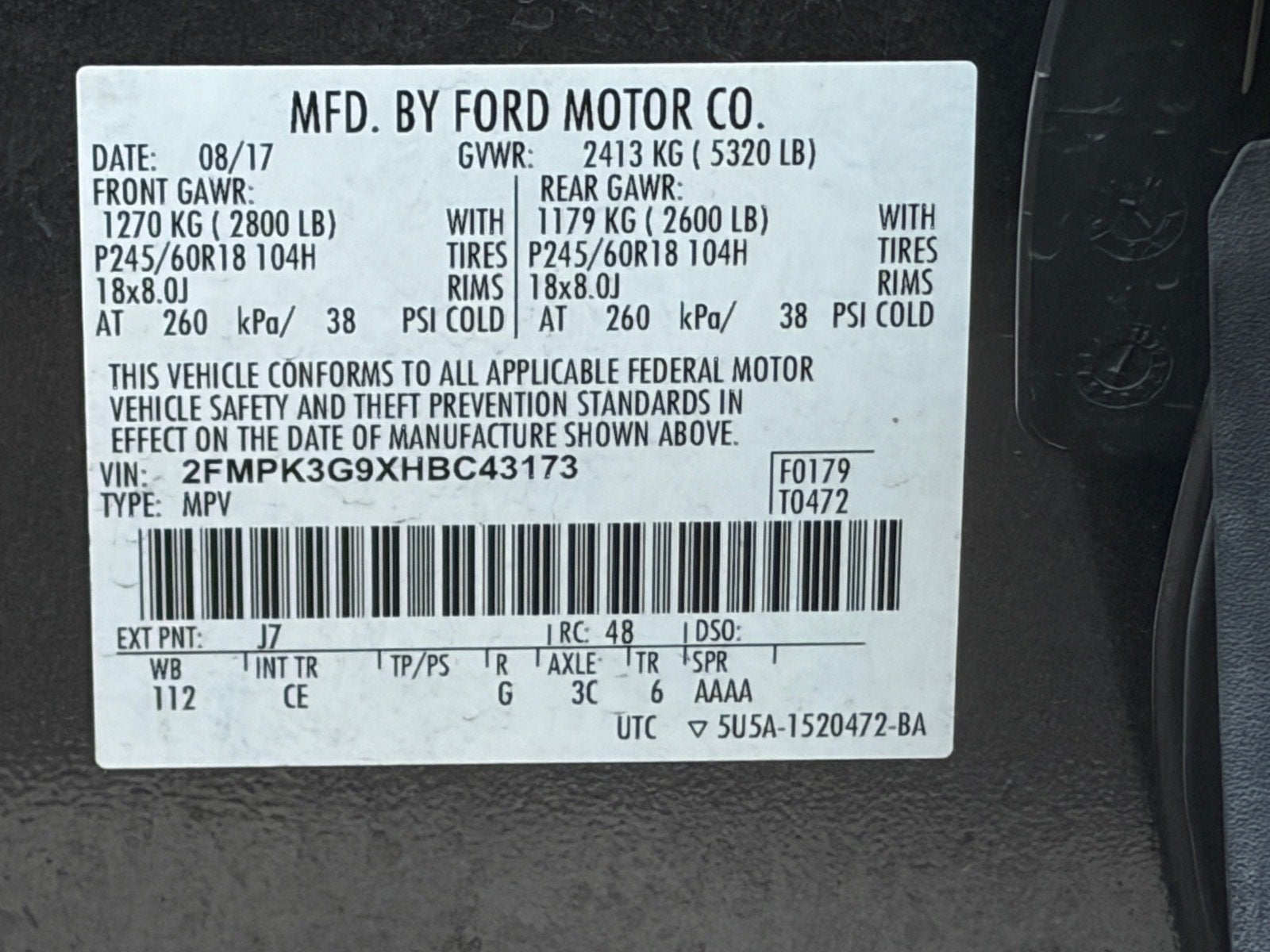 2017 Ford Edge SE