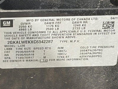 2012 GMC Terrain SLT-2