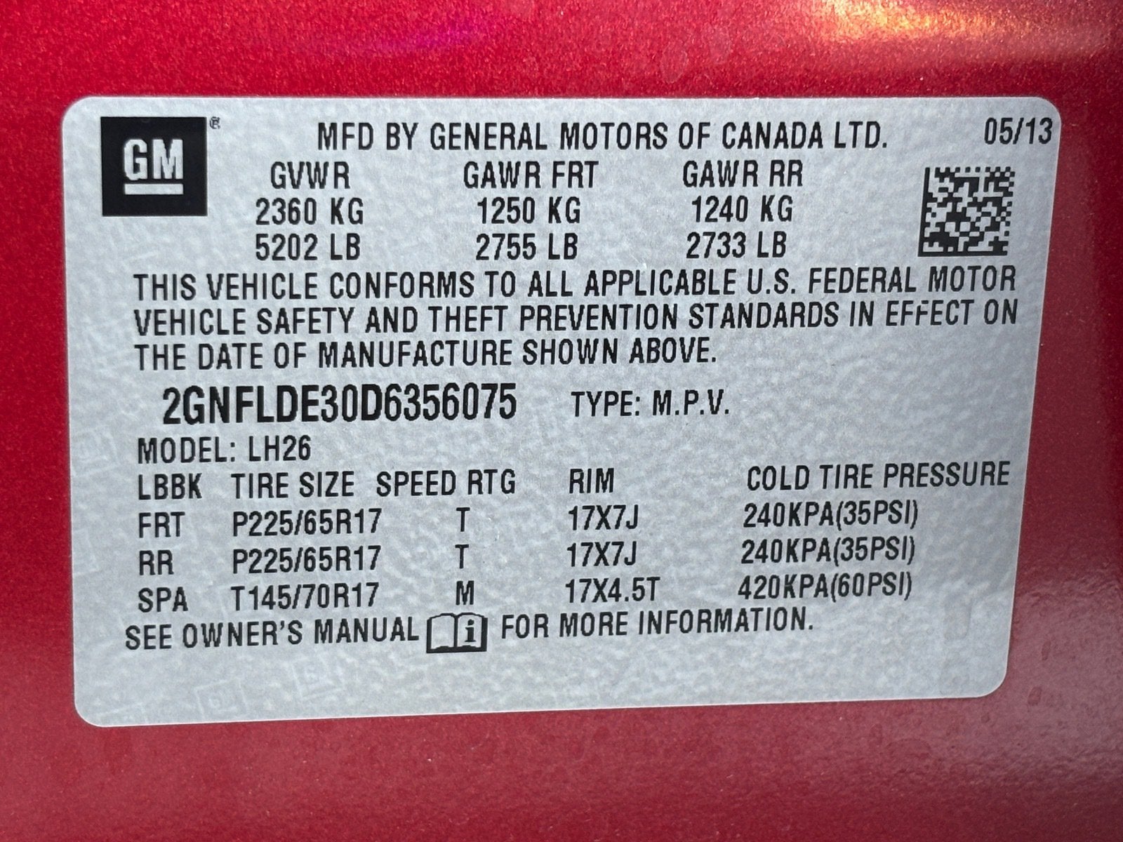 2013 Chevrolet Equinox LT
