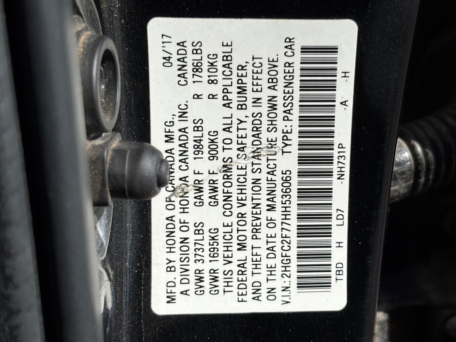 2017 Honda Civic Sedan EX
