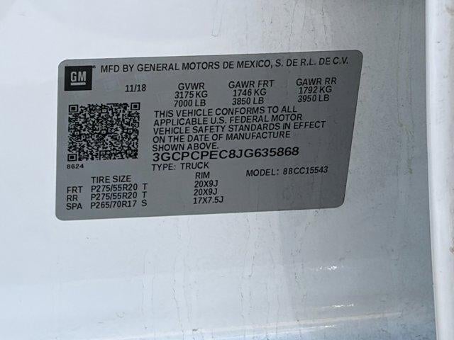 2018 Chevrolet Silverado 1500 Custom