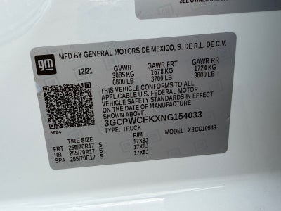 2022 Chevrolet Silverado 1500 LTD LT All Star Edition