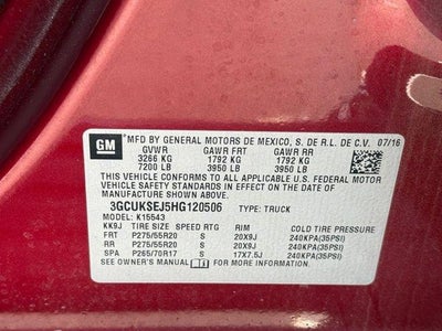 2017 Chevrolet Silverado 1500 LTZ