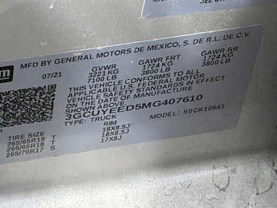 2021 Chevrolet Silverado 1500 RST