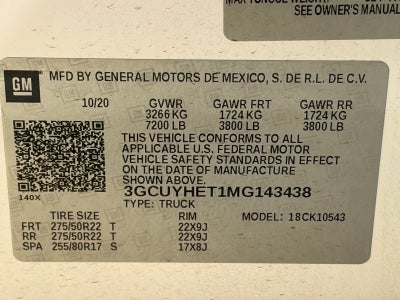 2021 Chevrolet Silverado 1500 High Country