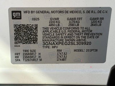 2025 Chevrolet Equinox LT