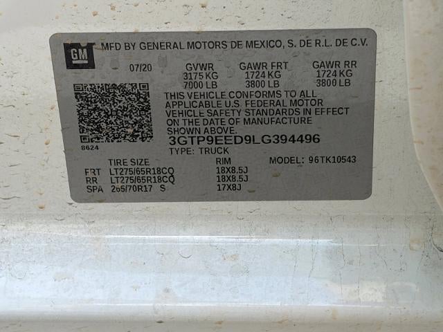 2020 GMC Sierra 1500 AT4