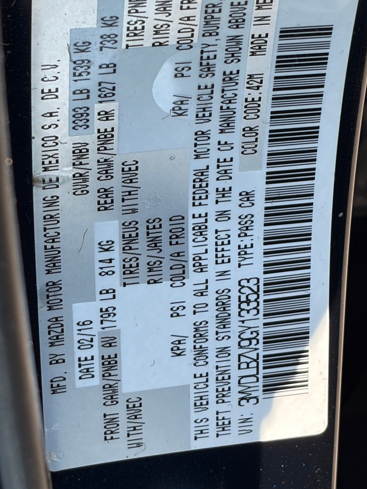 2016 Scion iA NA