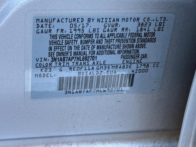 2017 Nissan Sentra SV