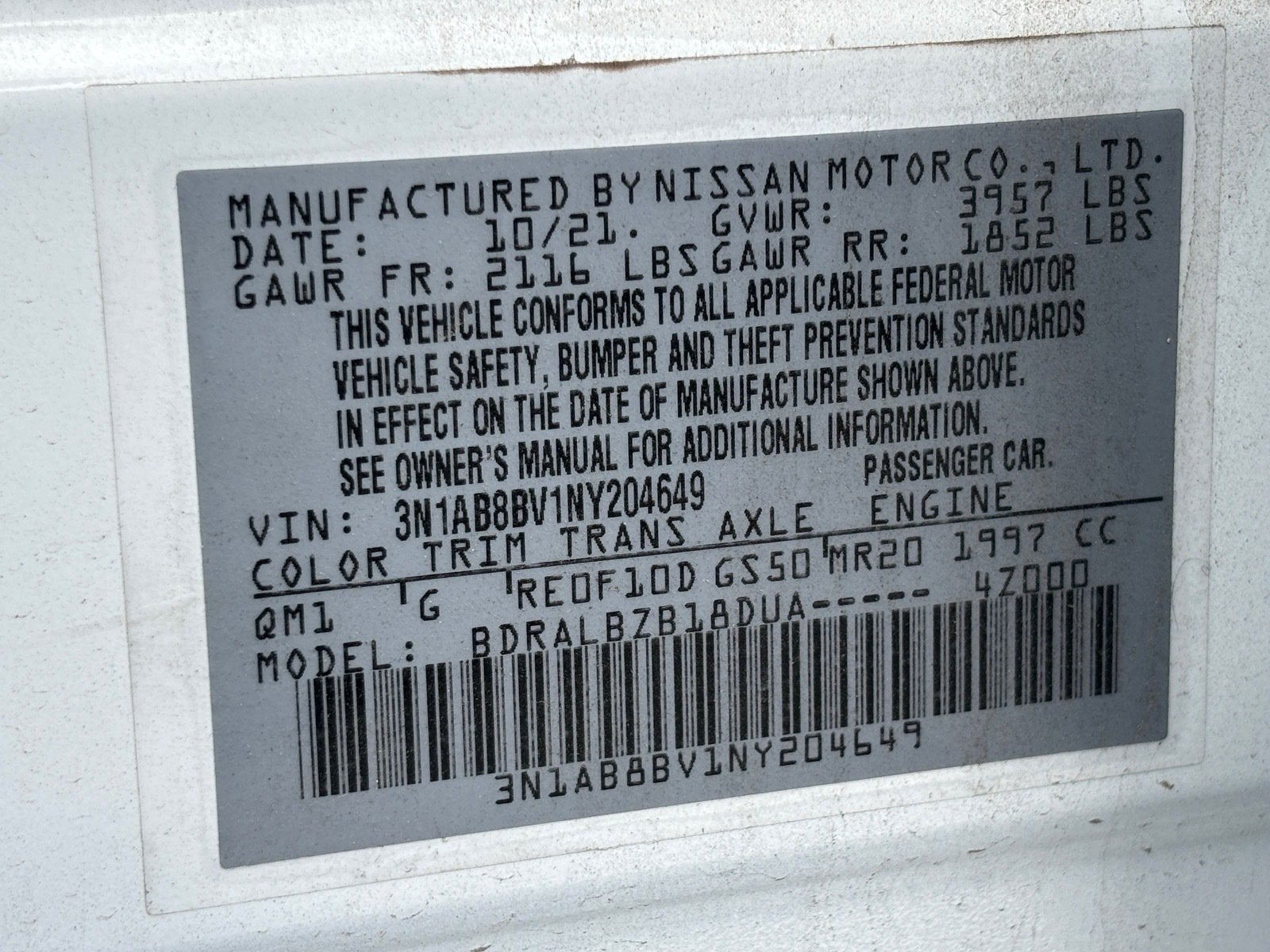 2022 Nissan Sentra S