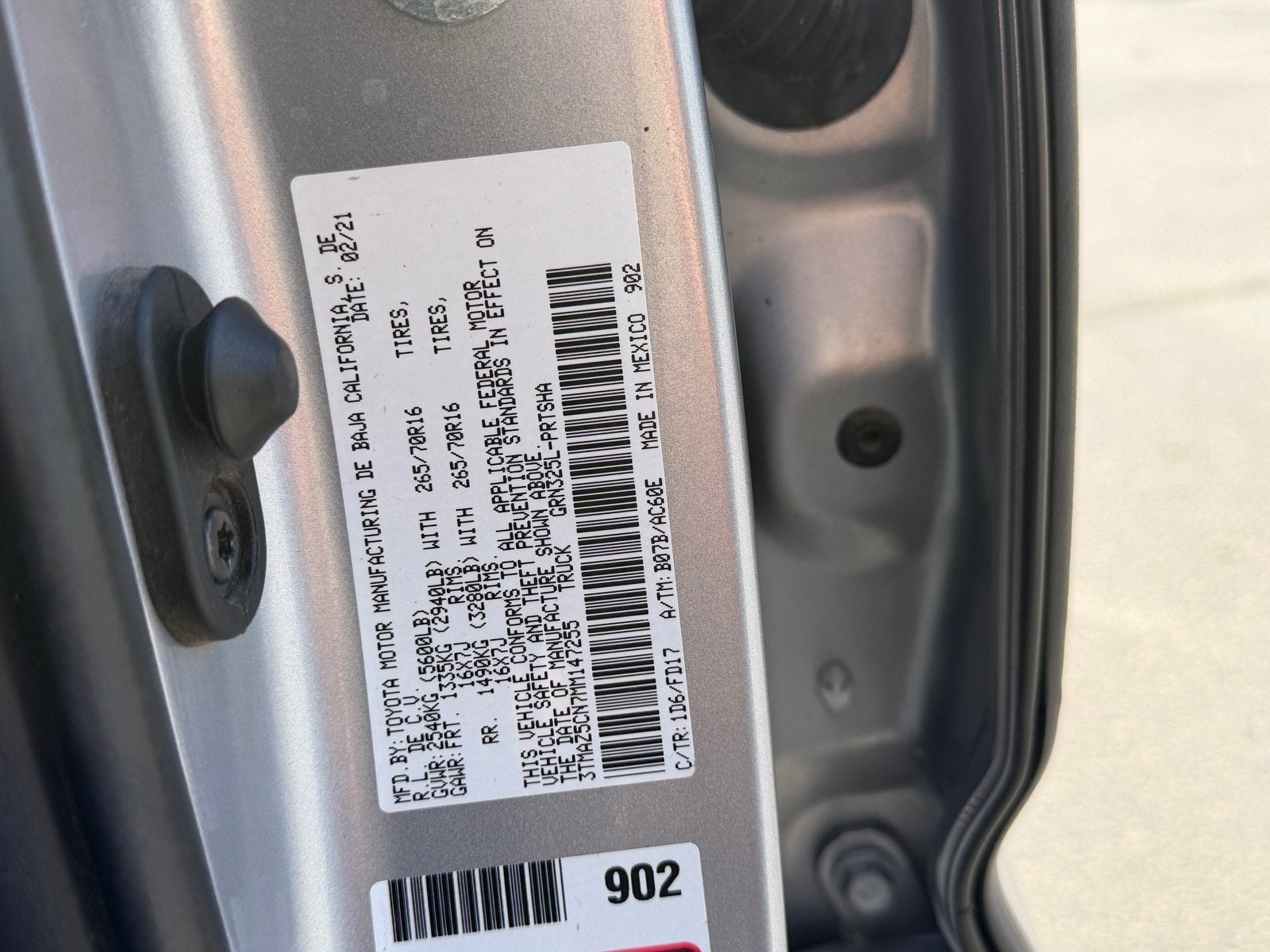 2021 Toyota Tacoma 2WD SR5