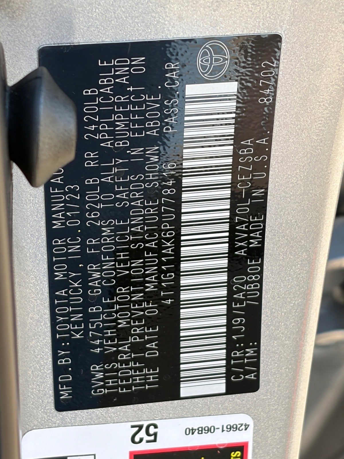 2023 Toyota Camry SE