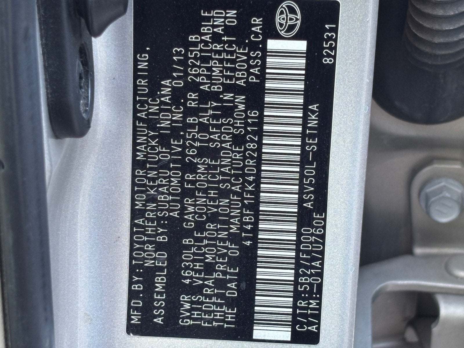 2013 Toyota Camry L