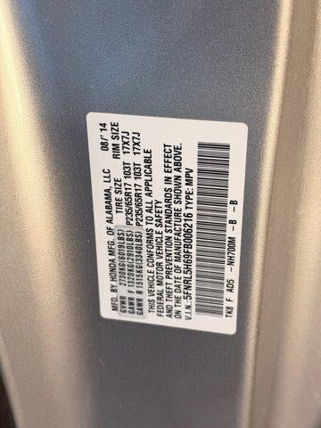 2015 Honda Odyssey EX-L