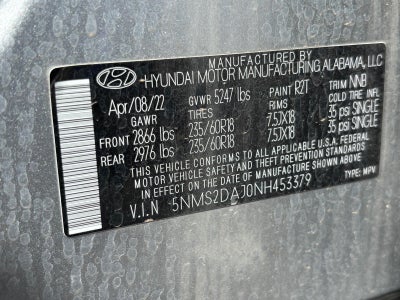 2022 Hyundai Santa Fe SEL