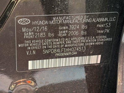 2017 Hyundai Elantra Limited