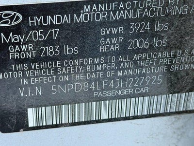 2018 Hyundai Elantra SEL