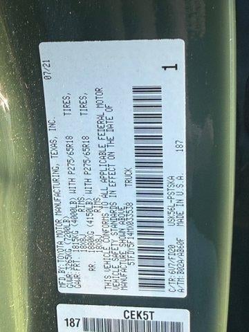 2021 Toyota Tundra 4WD SR5