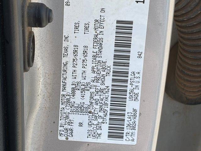 2015 Toyota Tundra 4WD Truck LTD