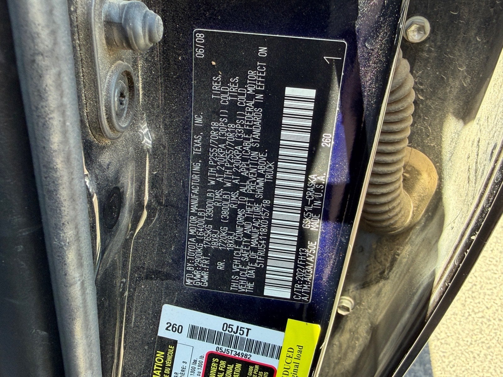 2008 Toyota Tundra 2WD Truck SR5
