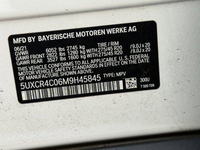 2021 BMW X5 sDrive40i