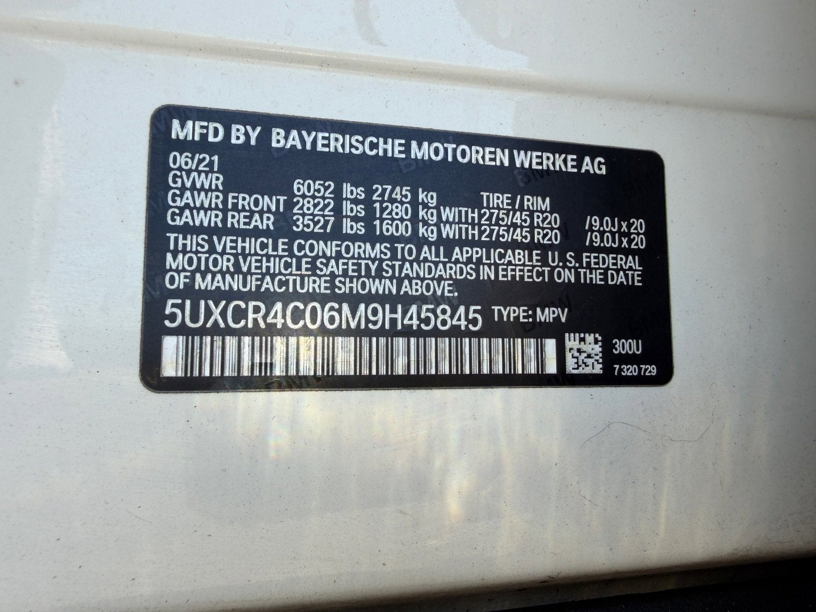 2021 BMW X5 sDrive40i