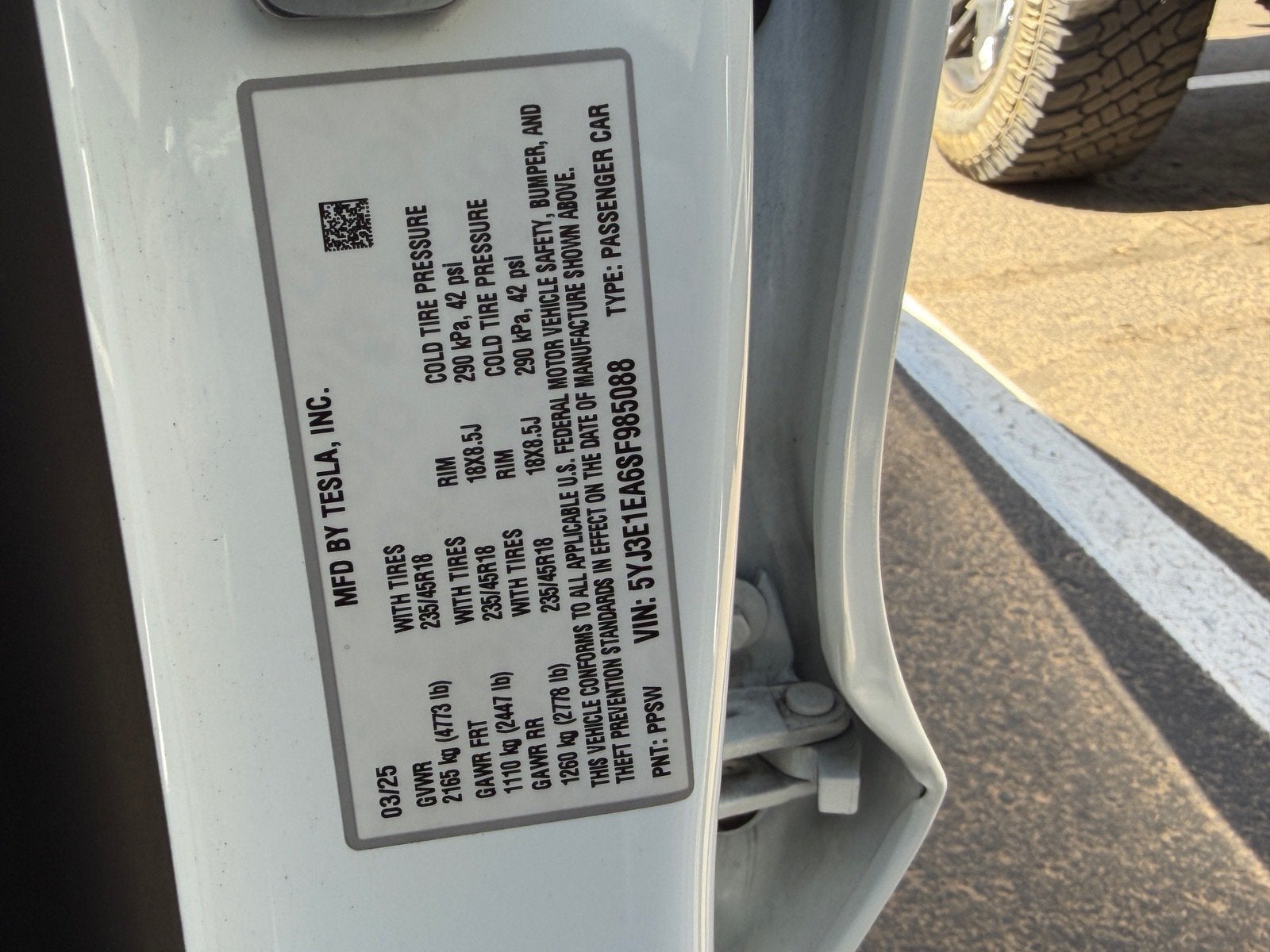 2025 Tesla Model 3 Long Range