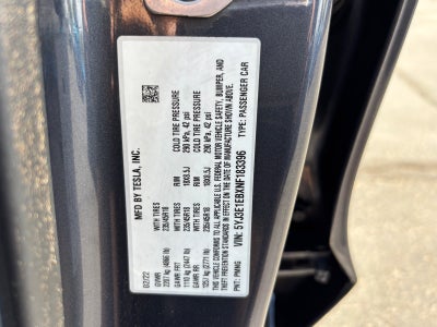 2022 Tesla Model 3 Long Range