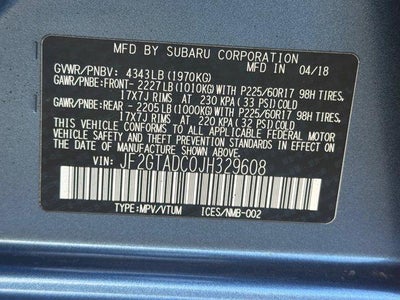 2018 Subaru Crosstrek Premium