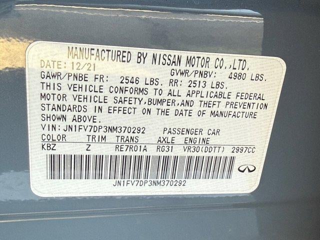 2022 INFINITI Q50 RED SPORT 400