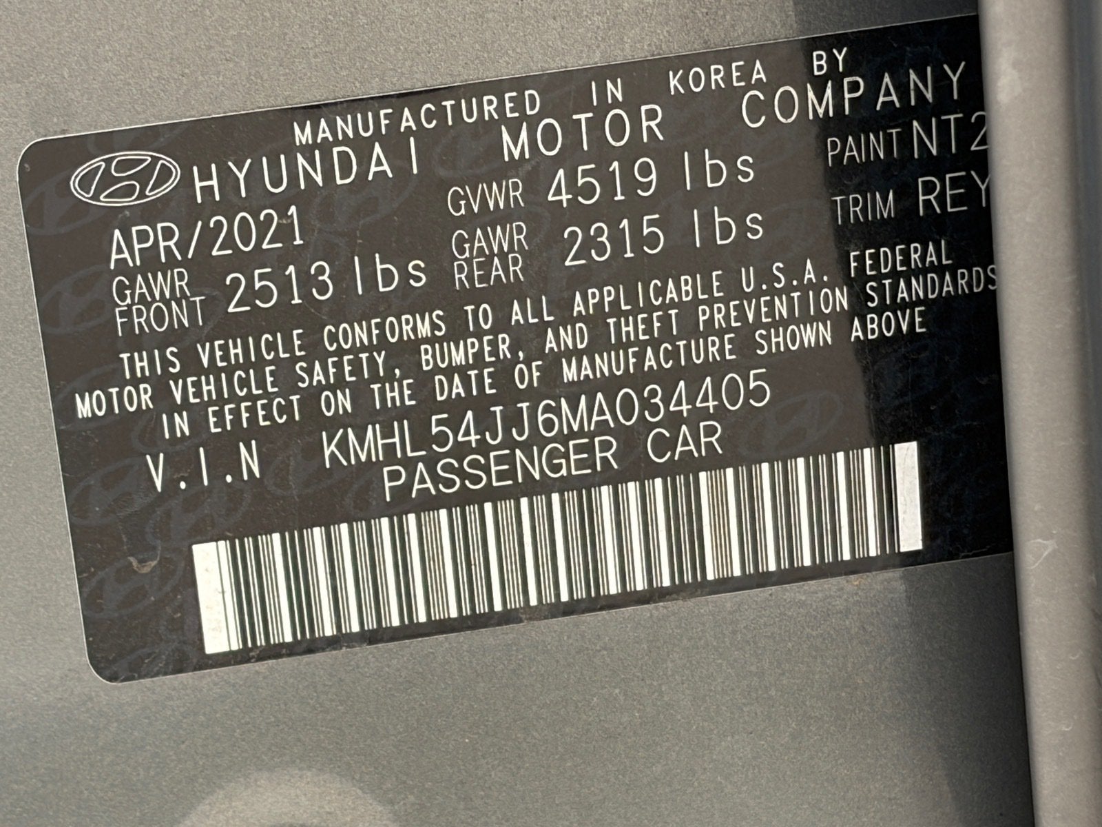 2021 Hyundai Sonata Hybrid Limited