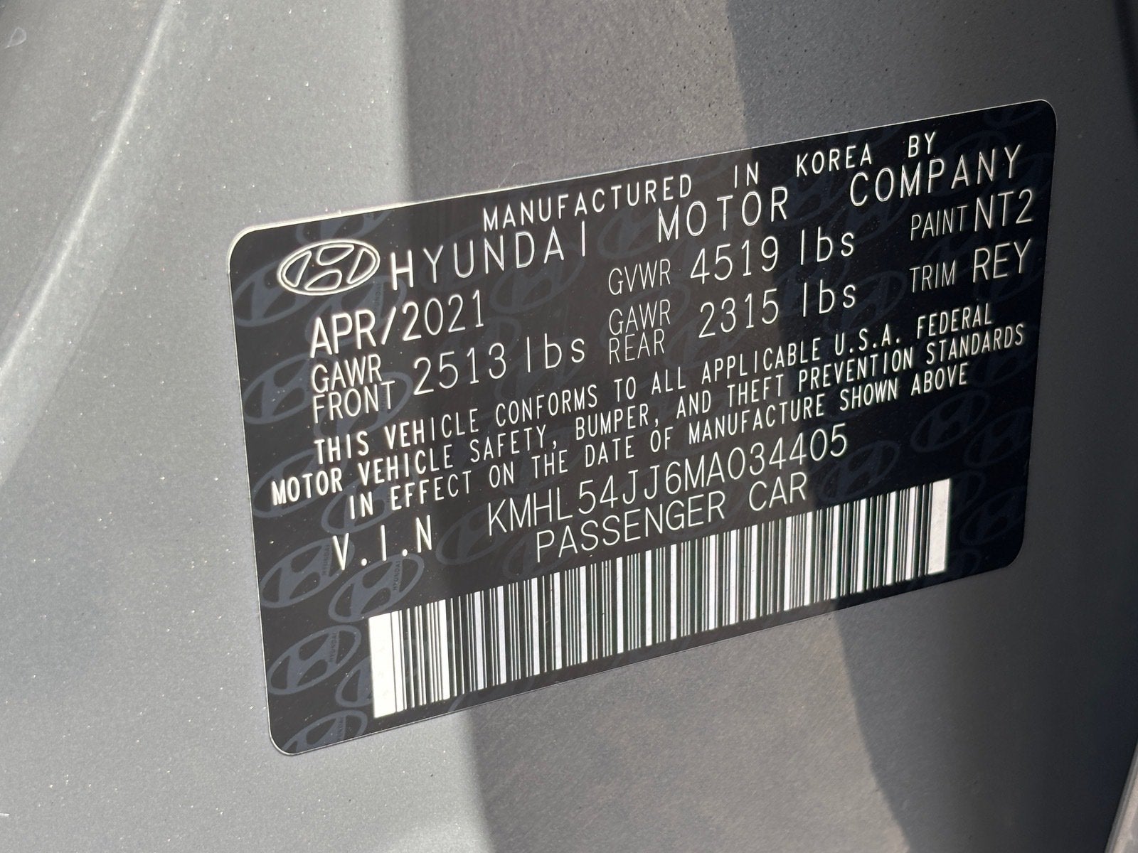 2021 Hyundai Sonata Hybrid Limited
