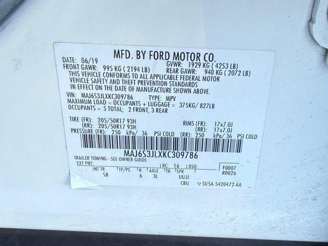 2019 Ford EcoSport SES