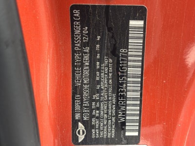 2005 MINI Cooper Convertible Base