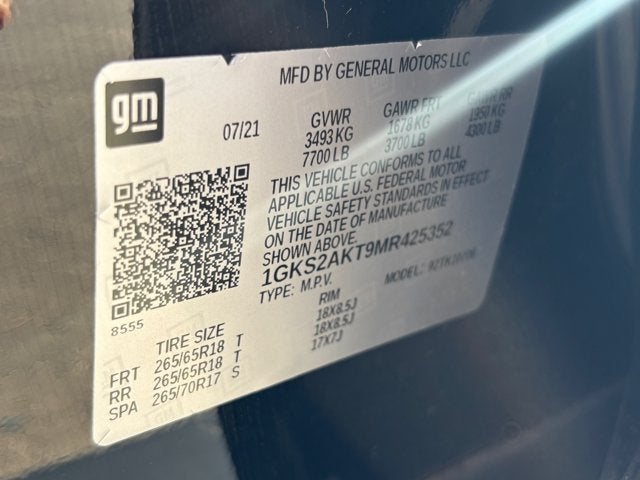 2021 GMC Yukon SLE