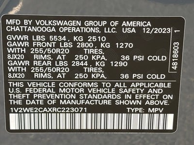 2024 Volkswagen Atlas Cross Sport 2.0T SE w/Technology