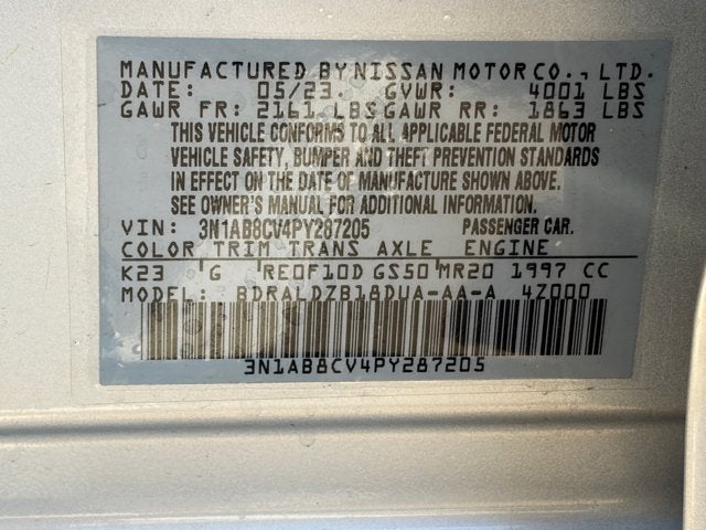 2023 Nissan Sentra SV