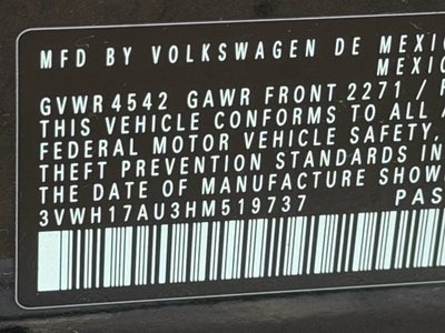 2017 Volkswagen Golf Alltrack Base