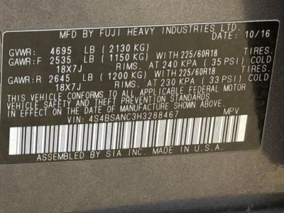 2017 Subaru Outback Limited