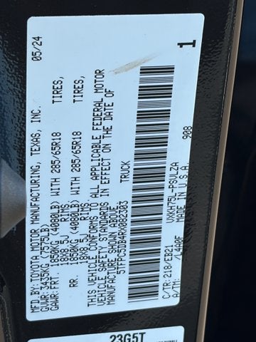 2024 Toyota Tundra 4WD TRD Pro Hybrid