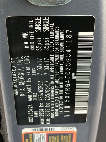 2025 Kia Sorento LX