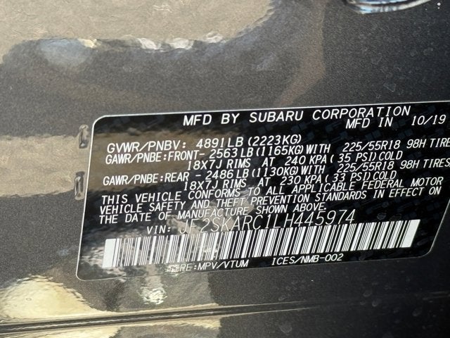 2020 Subaru Forester Sport