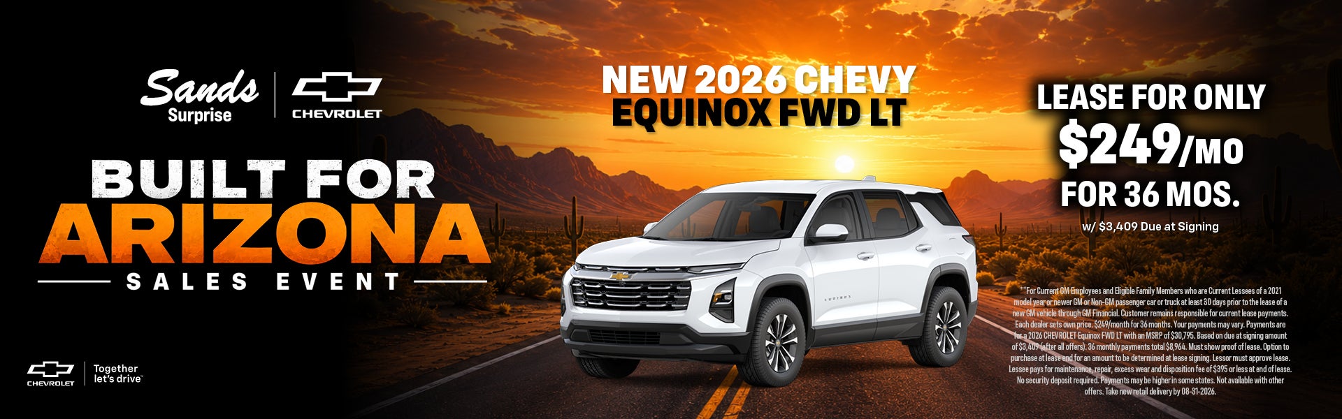 2026 Equinox FWD LT Lease Offer