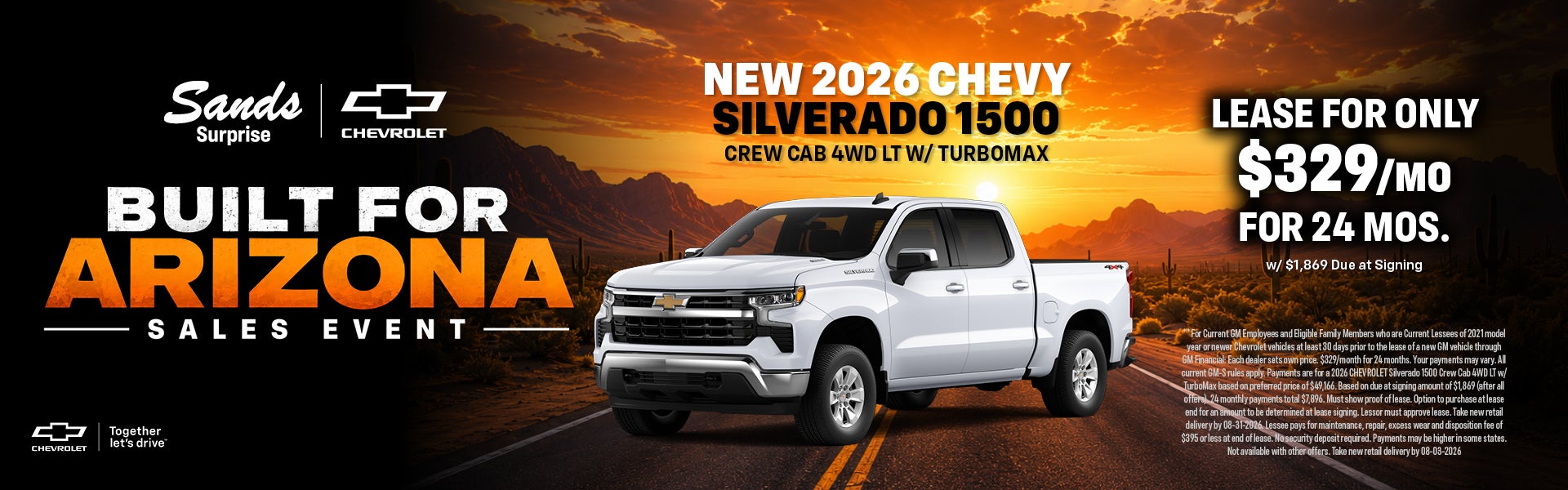 2026 Silverado 1500 Lease Offer